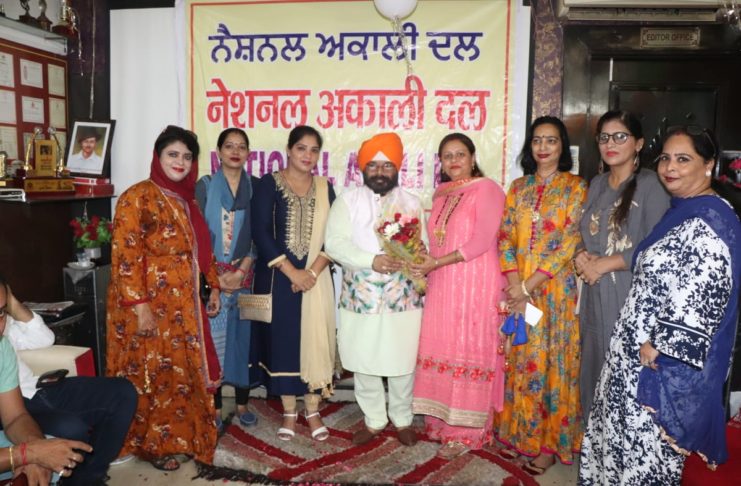 नेशनल अकाली दल की स्थापना दिवस पर बडी संख्या में महिलाओ ने भावना धवन को अध्यक्ष पद के लिए नियुक्त किया।