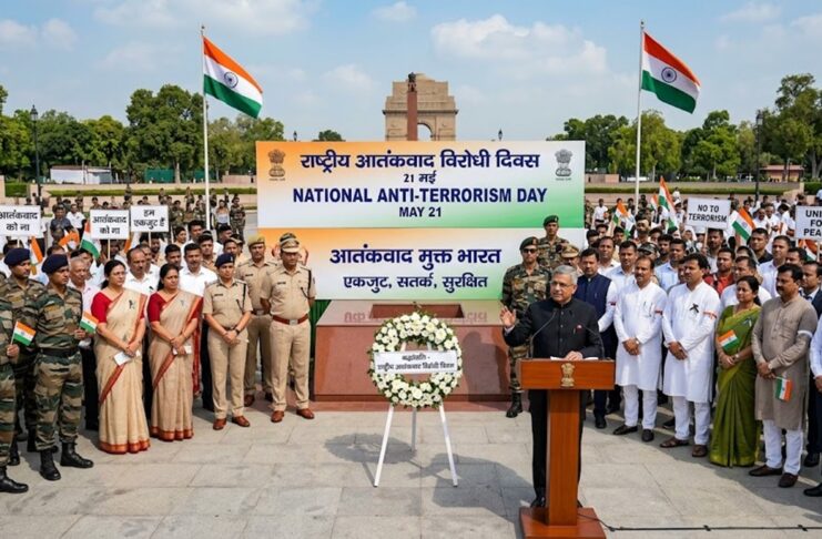 राष्ट्रीय आतंकवाद विरोधी दिवस 21 मई, आतंकवाद और हिंसा के विरुद्ध राष्ट्रीय चेतना, सामाजिक एकता, शांति और मानवीय मूल्यों के संरक्षण के प्रति सामूहिक संकल्प
