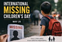 ‘अंतर्राष्ट्रीय गुमशुदा बाल दिवस’ (International Missing Children’s Day), 1983 में अमेरिका में 25 मई को ‘नेशनल मिसिंग चिल्ड्रन्स डे’ के रूप में मनाने से ही शुरुआत