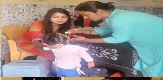 आगरा जनपद में यूएचएनडी दिवस पर पिलाई गई विटामिन-ए की खुराक