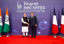 ‘भारत इनोवेट्स 2026’ का उद्घाटन फ्रांस के नीस में भारतीय पीएम नरेंद्र मोदी और फ्रांस के राष्ट्रपति इमैनुएल मैक्रों ने संयुक्त रूप से किया