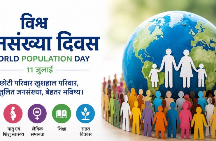 विश्व जनसँख्या दिवस : 11 जुलाई, बढ़ती आबादी आने वाली पीढ़ियों के भविष्य से जुड़ा एक वैश्विक मुद्दा