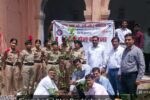 उत्तर प्रदेश के फिरोजाबाद में वृक्षारोपण महायज्ञ अभियान 2026 के अन्तर्गत एस.आर.के. (पी.जी.) कॉलेज में रविवार को प्राचार्य प्रोफे० रवि माहेश्वरी के निर्देशन में वृक्षारोपण महा अभियान चलाया गया