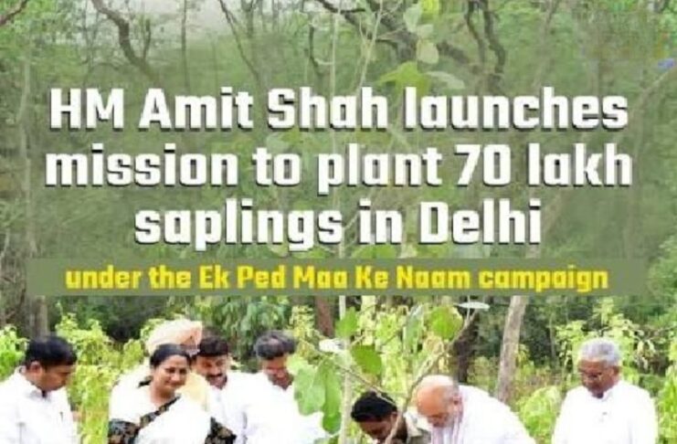 दिल्ली रिज क्षेत्र में पीपल, बरगद, नीम, गूलर, अर्जुन और जामुन जैसे ऐसे लम्बी आयु वाले पेड़ लगाए जाएंगे, कांटेदार बबूल पर्यावरण के लिए अच्छी नहीं – अमित शाह