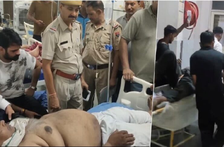 राजस्थान के मुख्यमंत्री के गृह नगर भरतपुर में बदमाशों ने की एक घंटे में दो जगह फायरिंग और लूट, किराना व्यापारी को गोली मारकर किया घायल