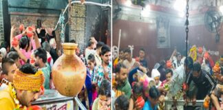 सावन के पहले दिन सुबह से ही मंदिरों में श्रद्धालुओं का सैलाब, ‘हर-हर महादेव’ और ‘बम-बम भोले’ के जयघोष से पूरा वातावरण भक्तिमय