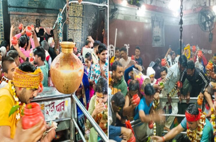 सावन के पहले दिन सुबह से ही मंदिरों में श्रद्धालुओं का सैलाब, ‘हर-हर महादेव’ और ‘बम-बम भोले’ के जयघोष से पूरा वातावरण भक्तिमय