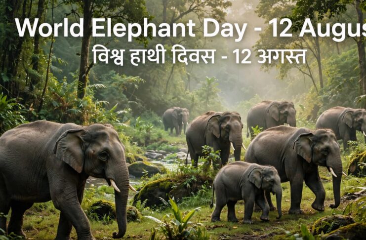 विश्व हाथी दिवस 12 अगस्त, दुनिया की 60% से अधिक जंगली एशियाई हाथी आबादी भारत में