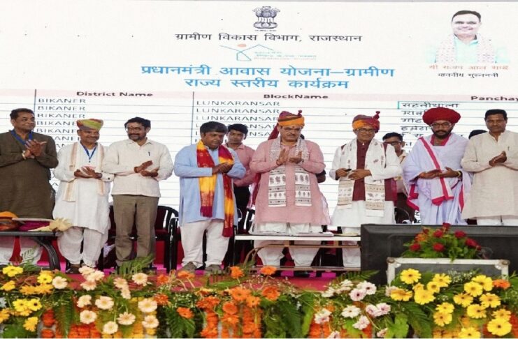 राजस्थान में अगले 9 महीनों में 12,000 करोड़ रुपए के निवेश का लक्ष्य, राजस्थान में 2,89,355 पक्के मकानों के निर्माण के लिए