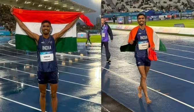 कॉमनवेल्थ गेम्स 2026 में एथलेटिक्स के 2 अलग-अलग मेडल जीतने वाले भी पहले भारतीय बन गए गुलवीर सिंह