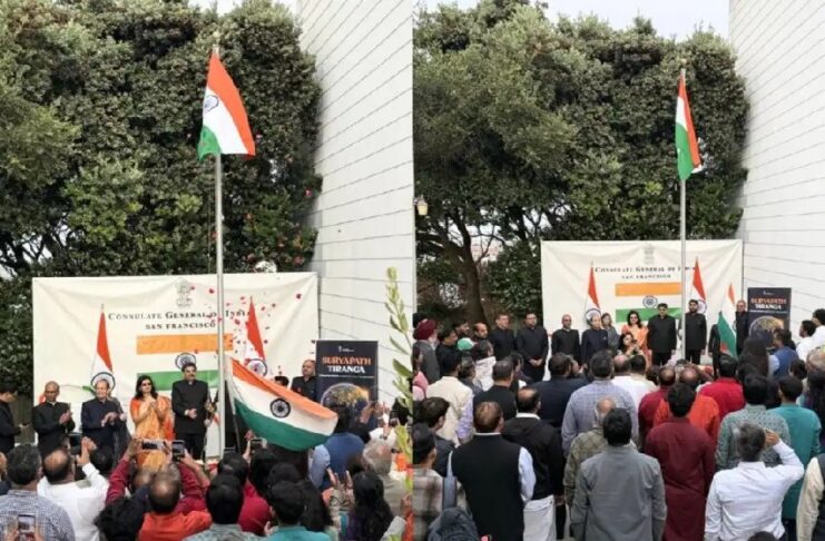 देश के 80वें स्वतंत्रता दिवस के अवसर पर अपनी तरह का पहला अभियान सूर्यपथ तिरंगा शनिवार को आयोजित किया गया, फिजी से अमेरिका तक लहराया तिरंगा