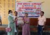 सेवा संकल्प अभियान के अंतर्गत 50 टीबी मरीजों को वितरित की गई पोषण पोटली