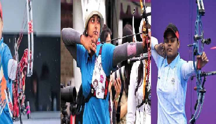 एशियन गेम्स 2026 में भारत की कंपाउंड महिला टीम ने तीरंदाजी में गोल्ड जीता, भारत का ये सातवां गोल्ड मैडल है