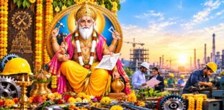 17 सितंबर विश्वकर्मा पूजा : सृजन, श्रम, कौशल, तकनीकी दक्षता और निर्माण गौरवशाली परंपरा का सम्मान करने का दिन