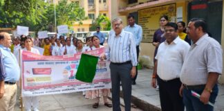 संचारी रोगों से बचाव को लेकर निकली अंतर्विभागीय विशाल जागरूकता रैली