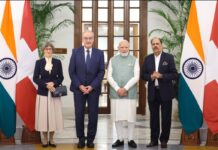 प्रधानमंत्री मोदी और स्विट्जरलैंड के राष्ट्रपति के साथ डीसीएफएलआई के चेयरमैन पूरन डावर की हुई भेंट