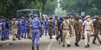 दिल्ली में प्रदर्शन से पहले सुरक्षा के कड़े इंतजाम, 45 मेट्रो स्टेशन बंद, कई इलाके छावनी में तब्दील