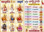 आज रविवार 11 अक्टूबर से शारदीय नवरात्र 2026 का शुभारम्भ : नौ दिनों में मां दुर्गा के नौ स्वरूपों की आराधना