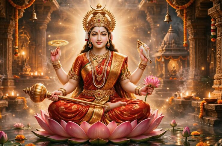 नवरात्रि के नौवें दिन आज मां दुर्गा के नौवें और अंतिम स्वरूप मां सिद्धिदात्री की आराधना