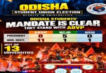 देशविरोधी ताकतों को युवाओं का करारा जवाब, पहले पंजाब यूनिवर्सिटी, फिर दिल्ली यूनिवर्सिटी और अब ओडिशा के 13 विश्वविद्यालयों में एबीवीपी को मिली यह शानदार जीत – अमित शाह