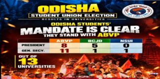 देशविरोधी ताकतों को युवाओं का करारा जवाब, पहले पंजाब यूनिवर्सिटी, फिर दिल्ली यूनिवर्सिटी और अब ओडिशा के 13 विश्वविद्यालयों में एबीवीपी को मिली यह शानदार जीत – अमित शाह