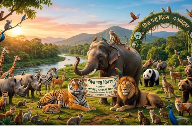 विश्व पशु दिवस : 4 अक्टूबर, पशु-पक्षी, वनस्पतियां, जल, जंगल और मनुष्य एक ही व्यापक पारिस्थितिक तंत्र का हिस्सा